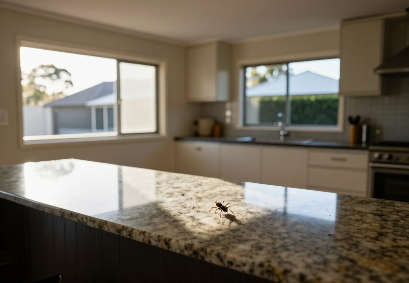 Spider-free storage room in Hornsby Heights after pest control